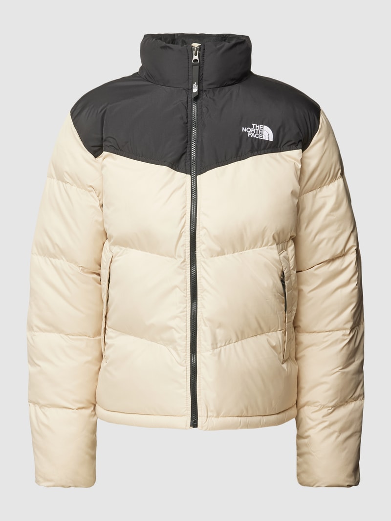 Steppjacke mit Stehkragen Modell 'SAIKURU' in offwhite