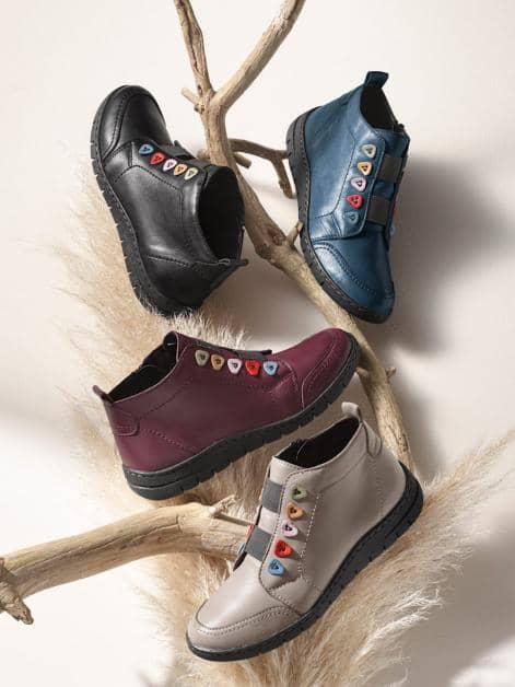 Stiefelette mit Elastikeinsätzen
