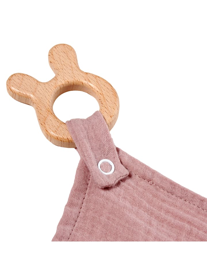 nordic coast company  Kuscheltuch Musselin Hase Rosa günstig kaufen onesize