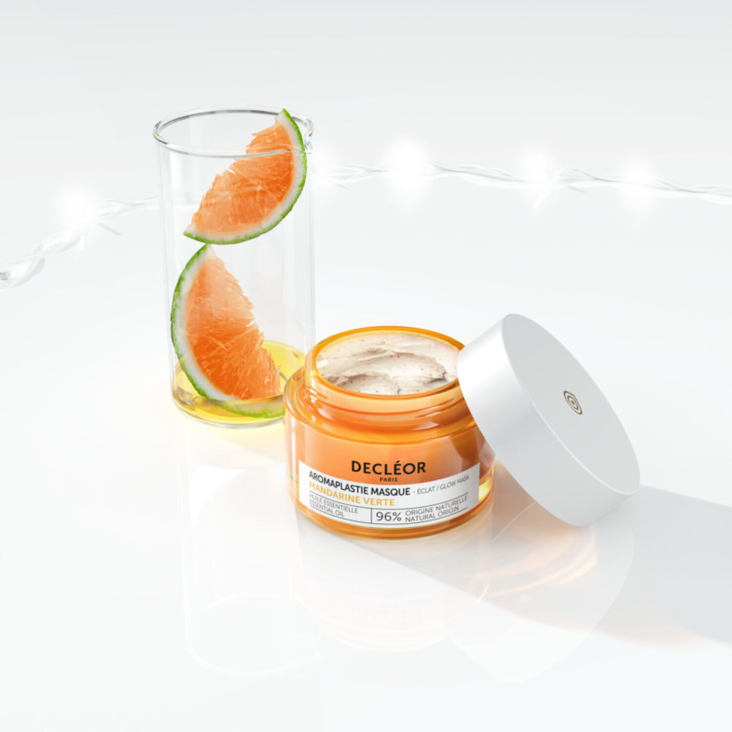 Decléor Aromaplastie Mandarine Verte Masque visage éclat peaux ternes et fatiguées 50 ml