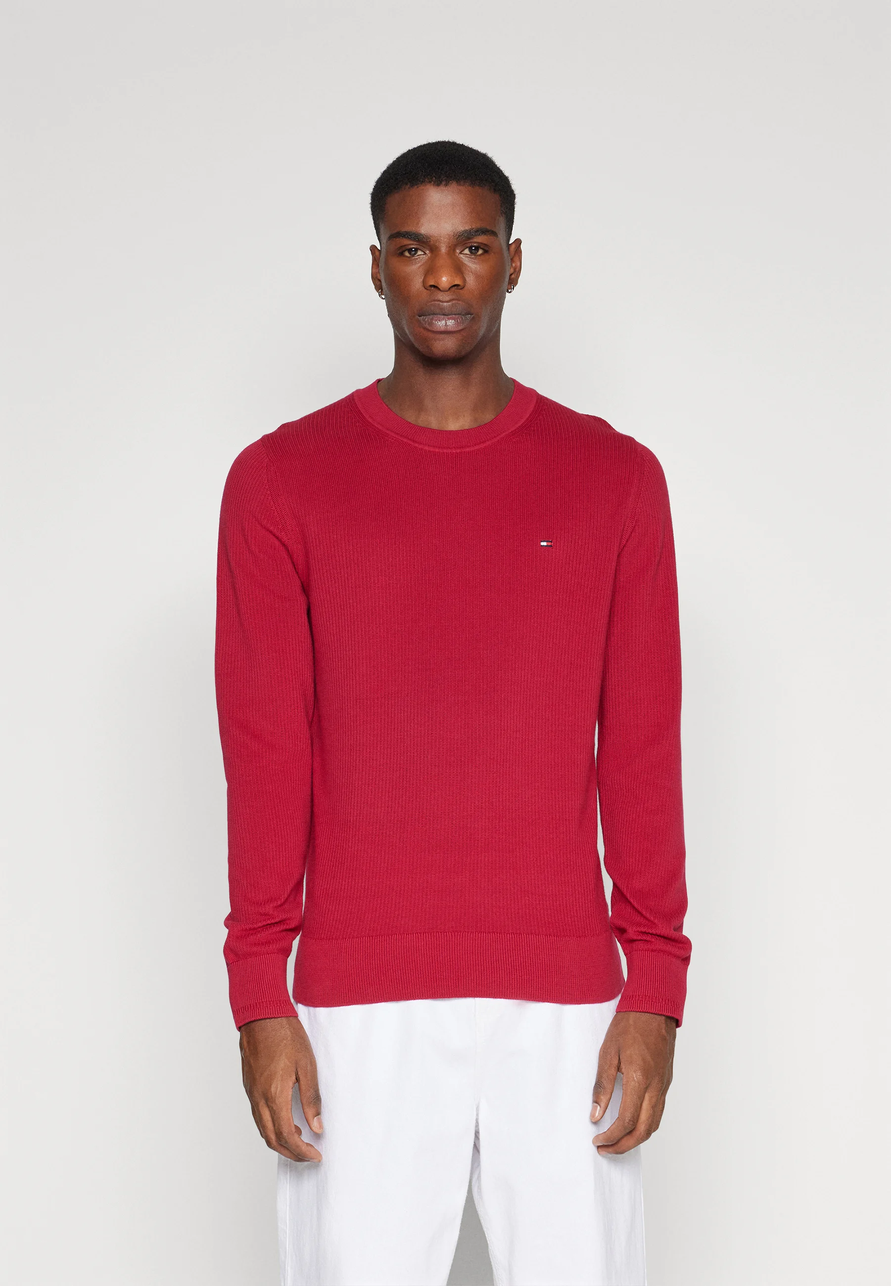 Tommy Hilfiger CHAIN RIDGE C NECK - Suéter
