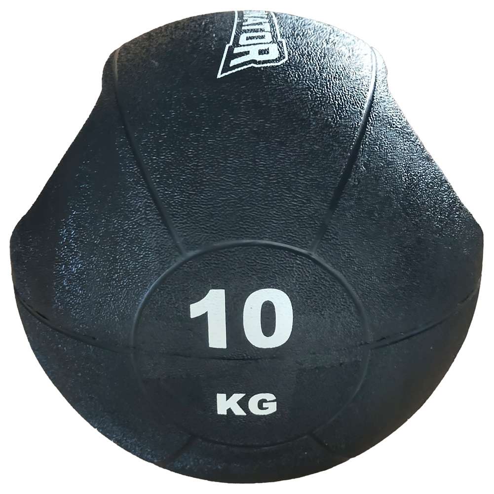 SPORTINATOR Premium Medizinball mit Griffe 10kg