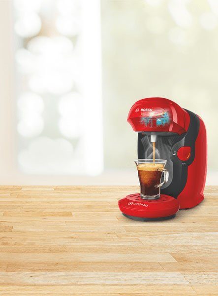 TASSIMO Kapselmaschine STYLE TAS1103, 1400 W, vollautomatisch, geeignet für alle Tassen, platzsparend
