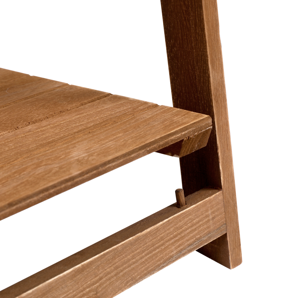 Happy Home Blumentreppe Pflanzenregal mit 4 Ablagen WPS01-HOL Holz
