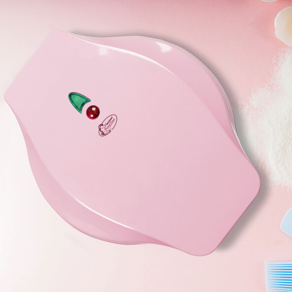 Waffeleisen, Herzform, pink