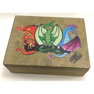 Storage box 3 Dragons compatible with CCG/LCG Card Games (2018 Edition)