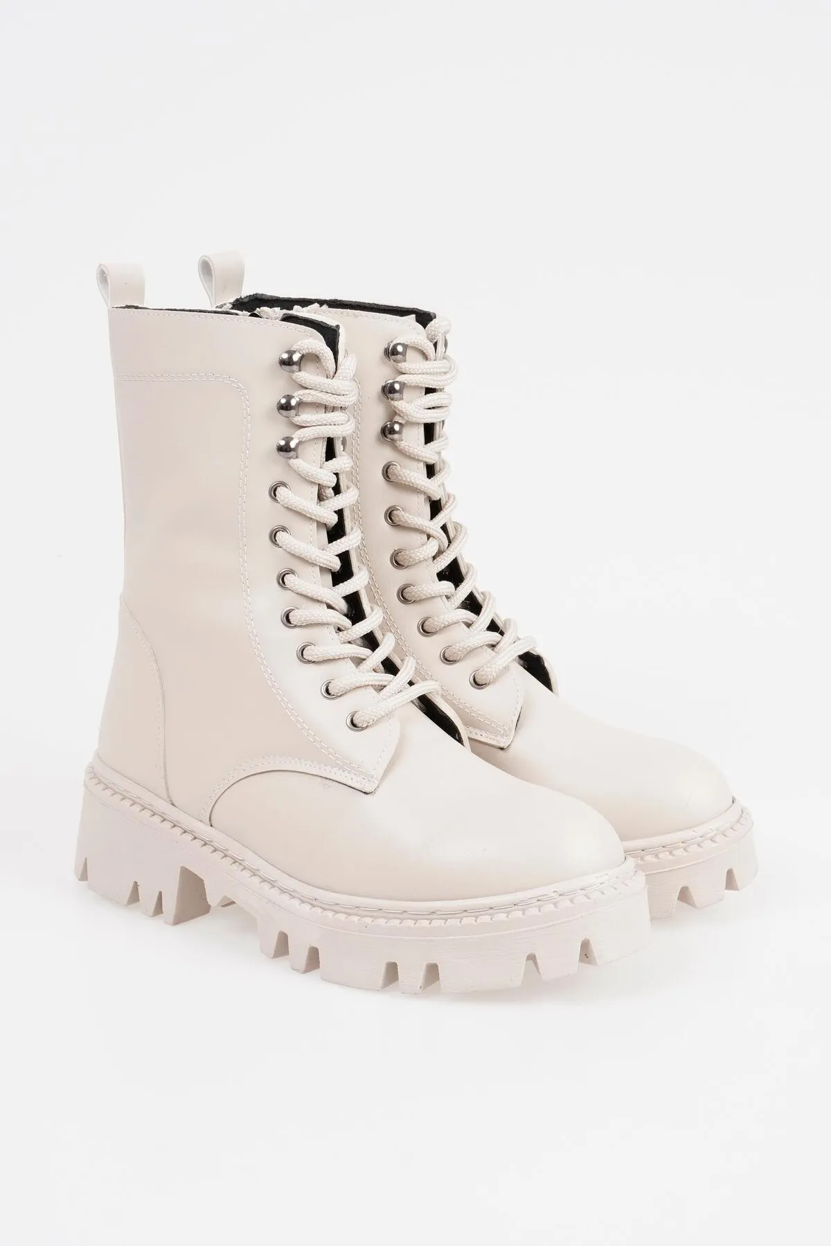 CZ London  Stiefelette - Beige - Blockabsatz