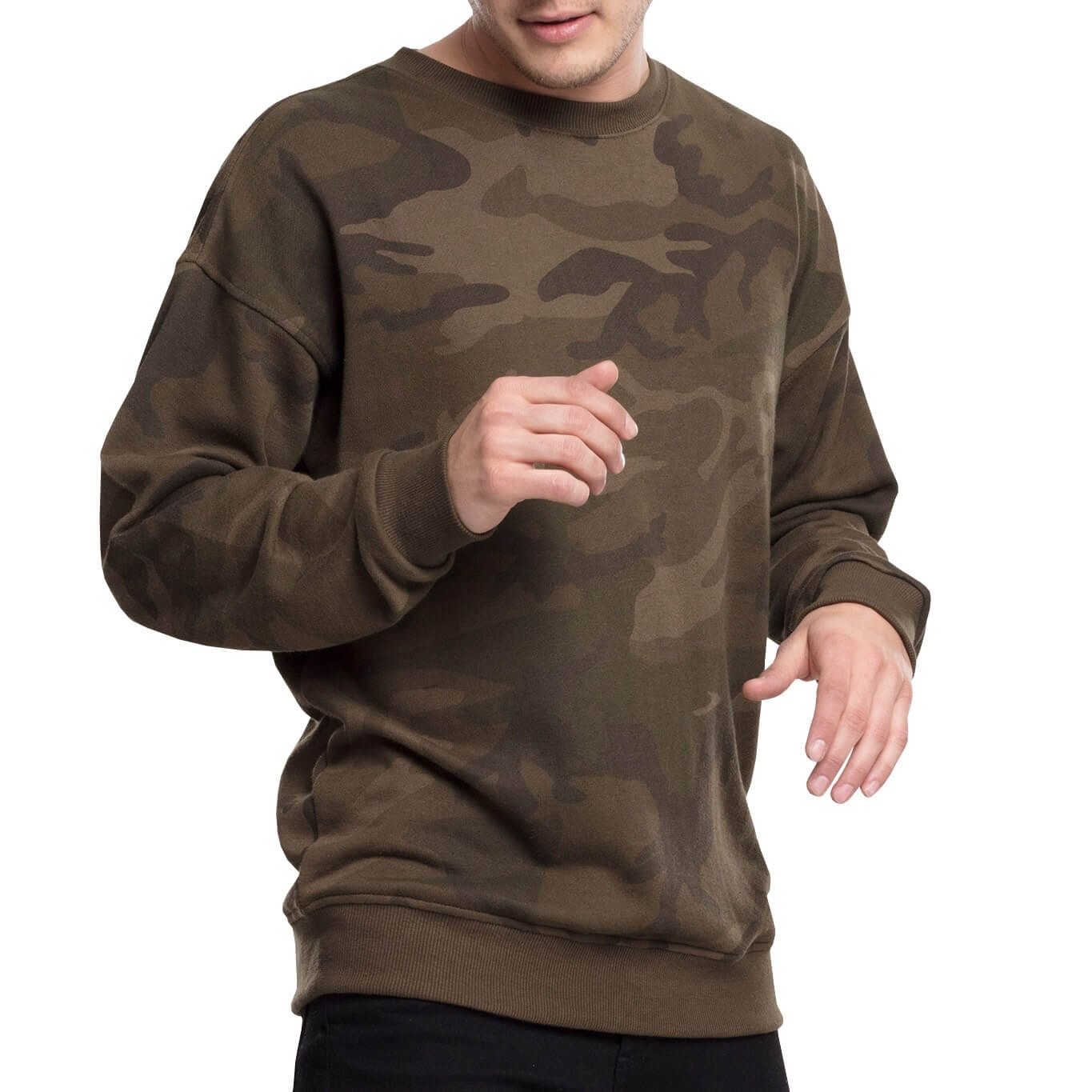 Camo Crewneck Pullover