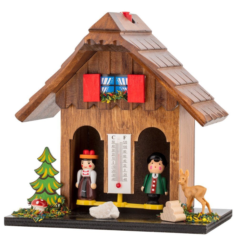 TFA Dostmann Schwarzwaldhaus TFA 48.1503 Wetterhaus Klassiker Made in Germany Wetterstation