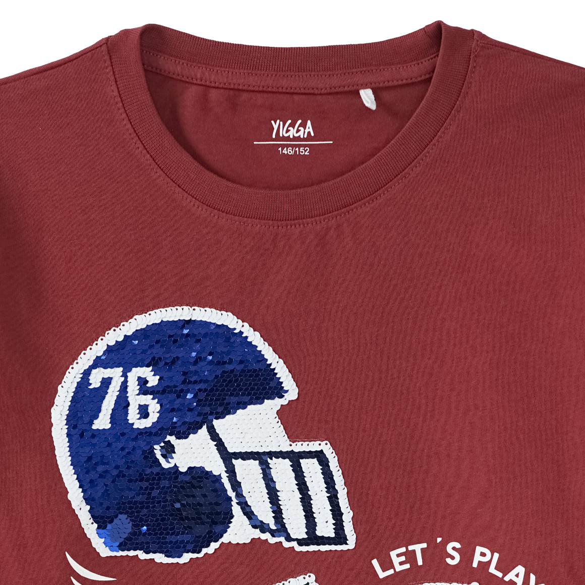 Jungen Langarmshirt mit Wendepailletten