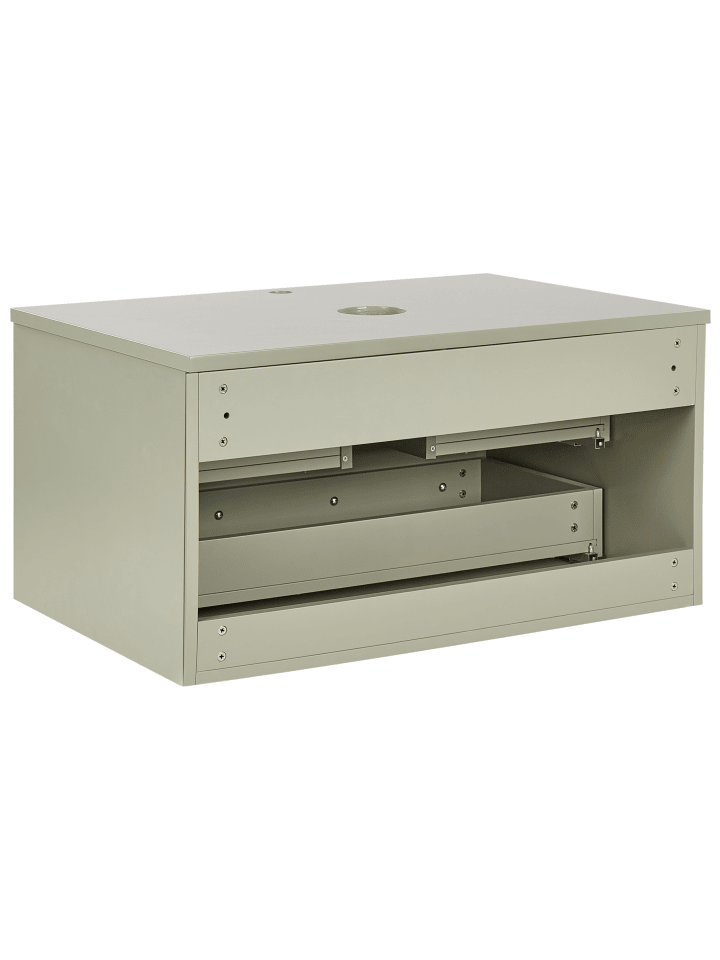 Beliani Badezimmerschrank ALZIRA in Grün - (W) 80 x (H) 40 x (L) 52 cm günstig kaufen onesize