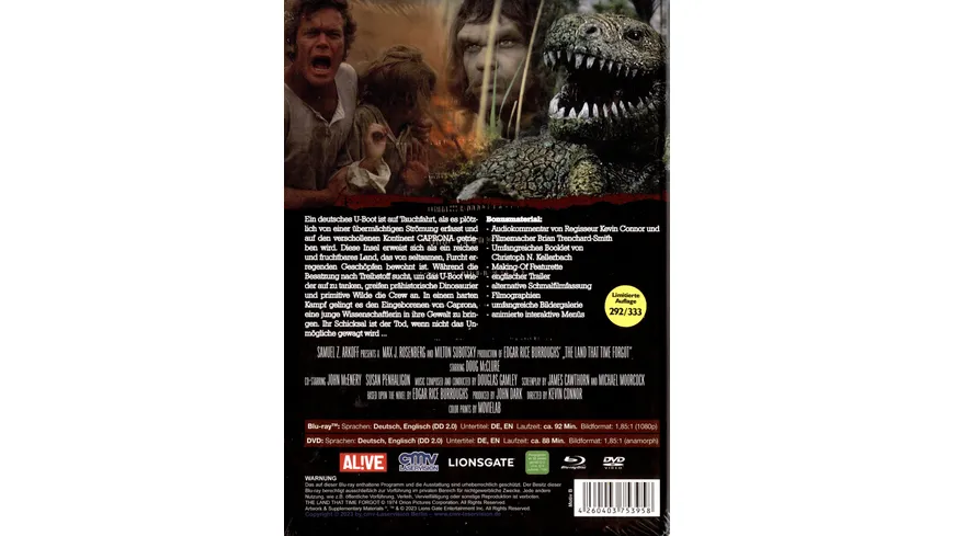 Caprona - Das vergessene Land - Mediabook - Cover B - Limited Edition  (Blu-ray+DVD)