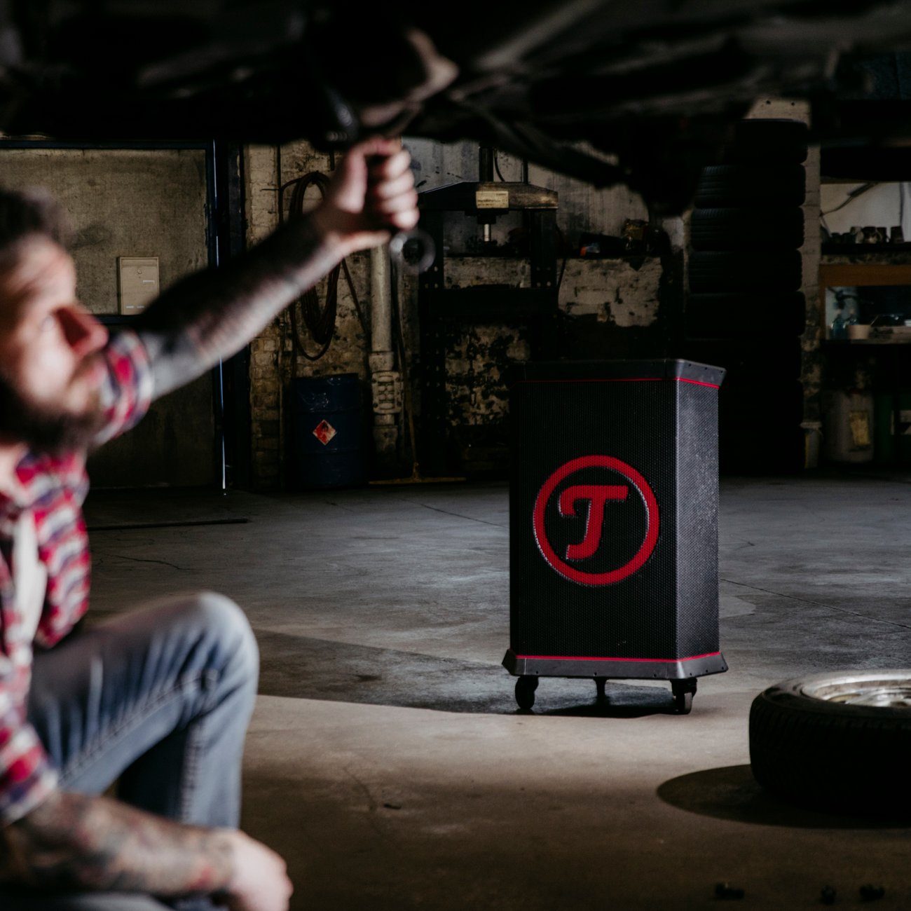 Teufel ROCKSTER Wireless Lautsprecher (Bluetooth, 450 W, Bluetooth mit hochwertigem apt-X)