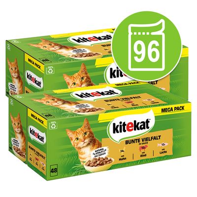 96 x 85 g Kitekat Frischebeutel