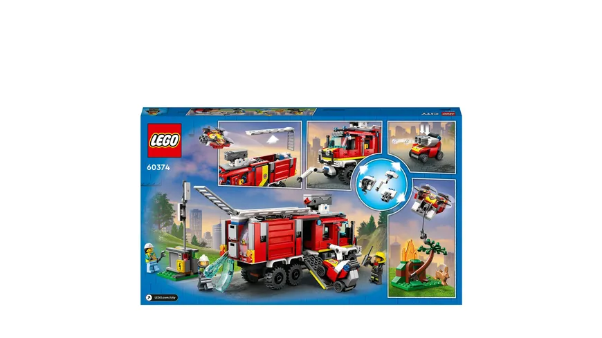 LEGO City 60374 Einsatzleitwagen der Feuerwehr