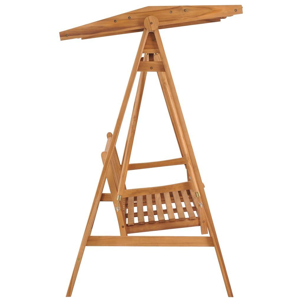 vidaXL Hollywoodschaukel Hollywoodschaukel 170 cm Massivholz Teak, 1 tlg.