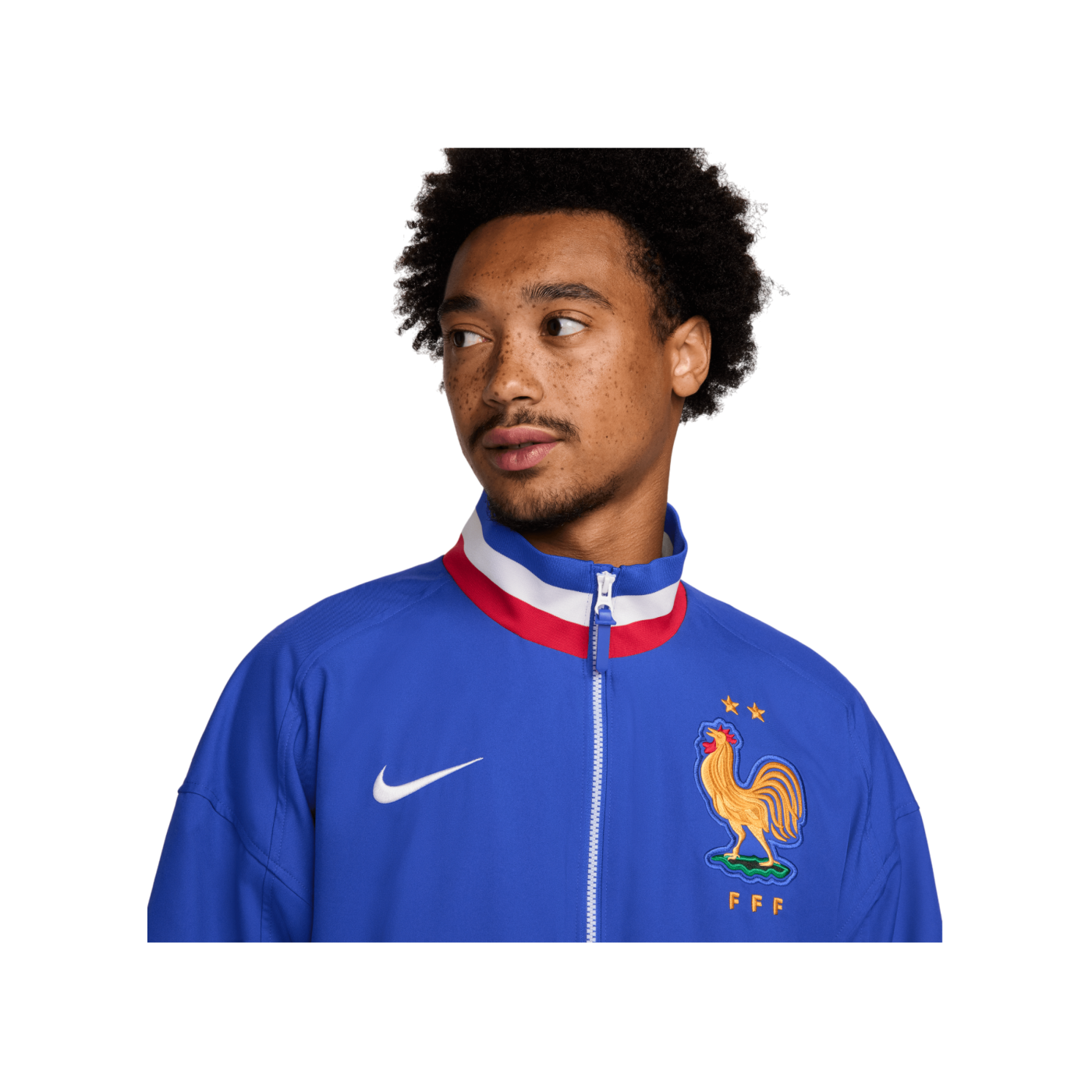 Nike Frankreich Anthem Jacke EM 2024 Blau F452