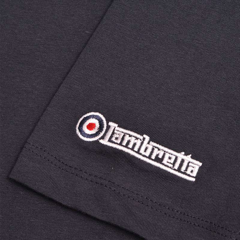 Lambretta Badge Logo Herren T-Shirt SS3002-NAVY