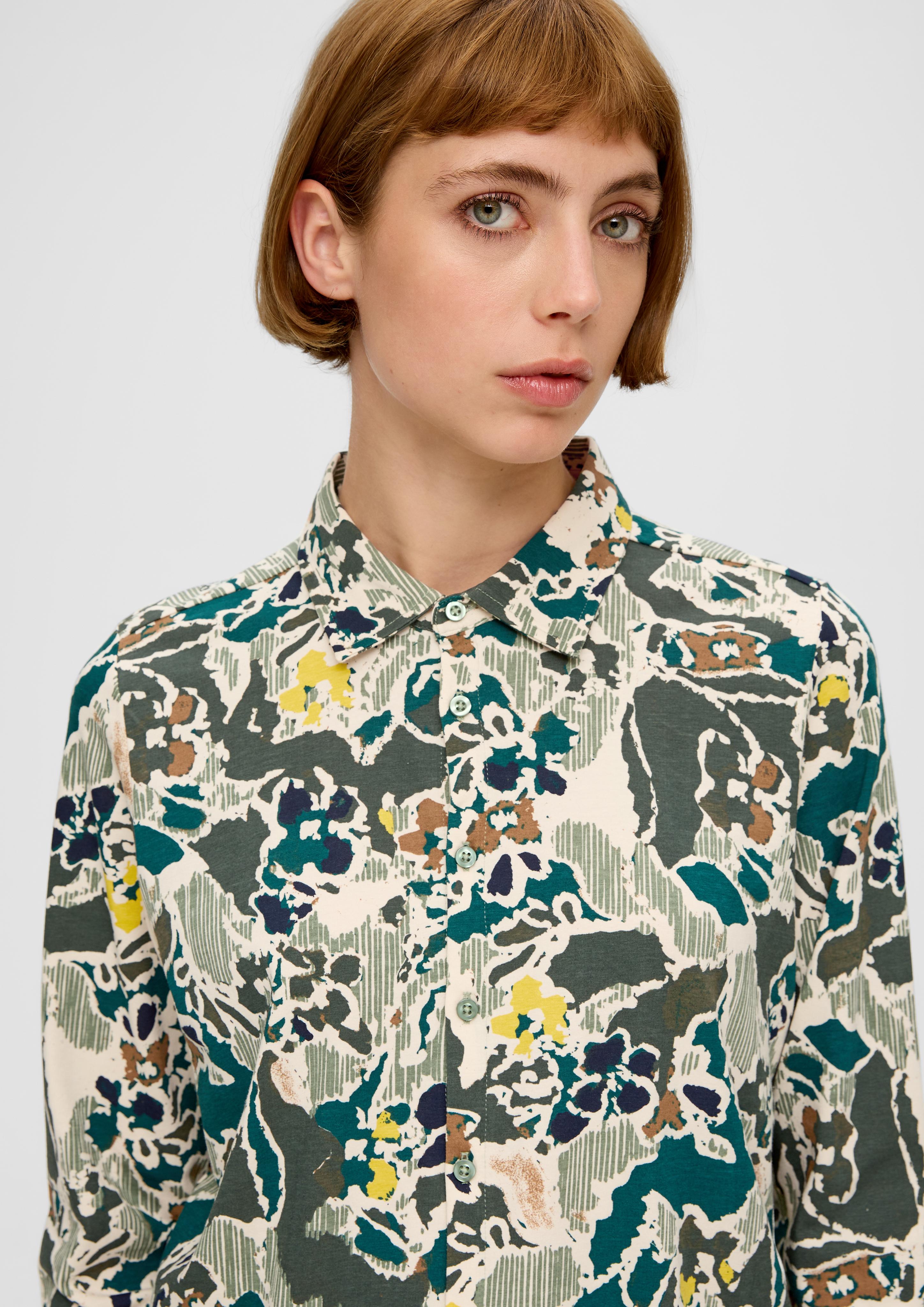 Bluse aus Baumwollstretch  2137225-67A0