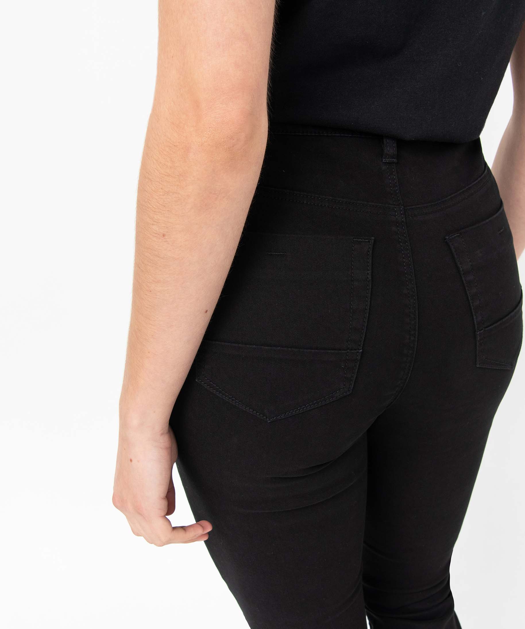 Pantalon femme coupe Regular taille normale - L26 noir | GEMO
