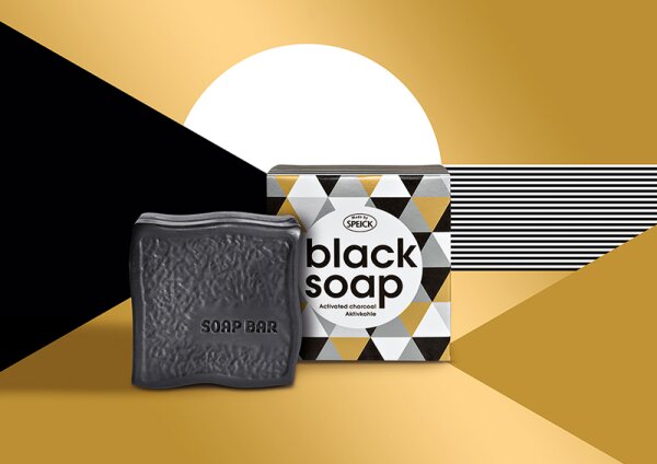 Speick Naturkosmetik Made by Speick Black Soap Aktivkohle Stückseife