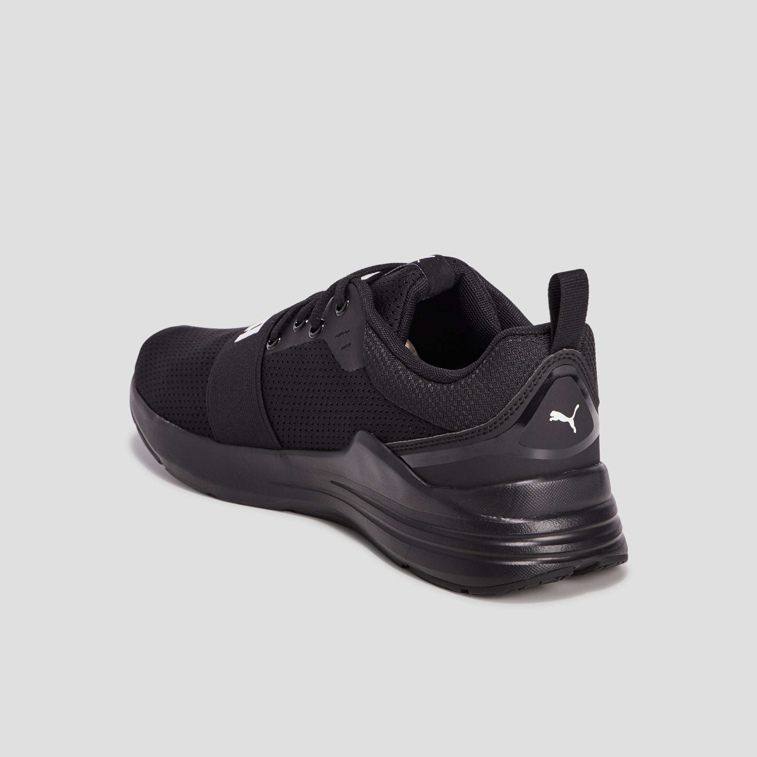 Runnings à lacets Puma Wired noir homme | La Halle