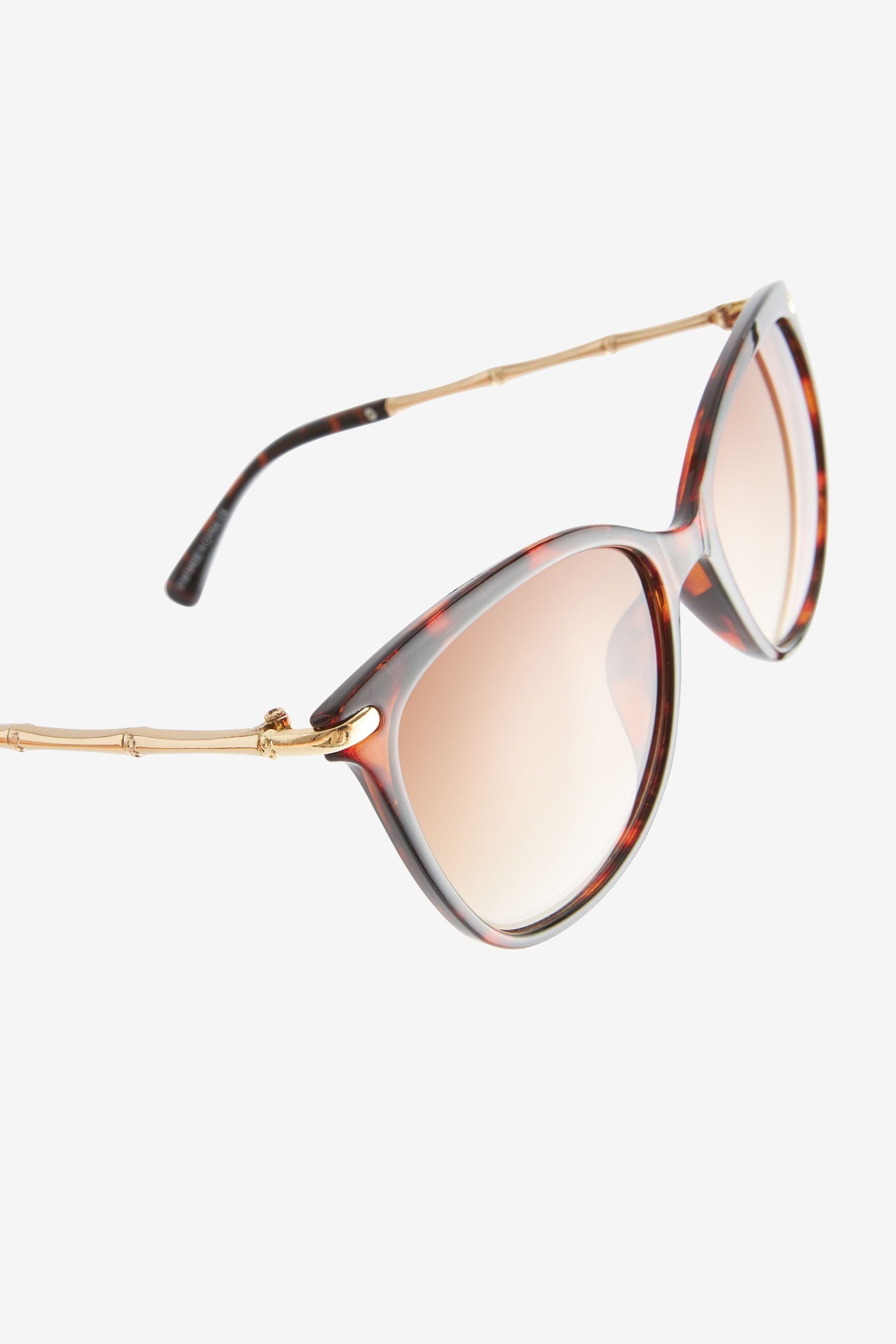 Next Sonnenbrille Katzenaugen-Sonnenbrille mit Metallbügel (1-St)