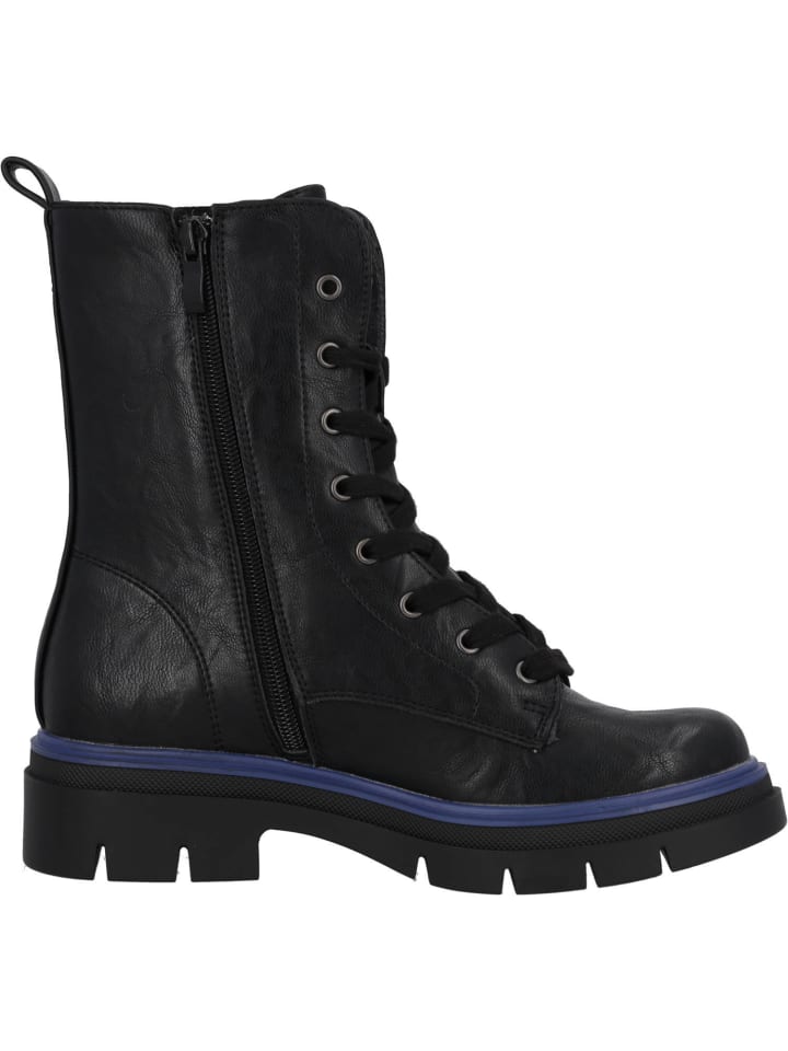 palado Schnürstiefel in black/blue günstig kaufen