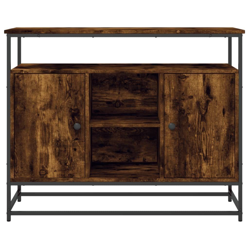 vidaXL Sideboard Sideboard Räuchereiche 100x35x80 cm Holzwerkstoff (1 St)