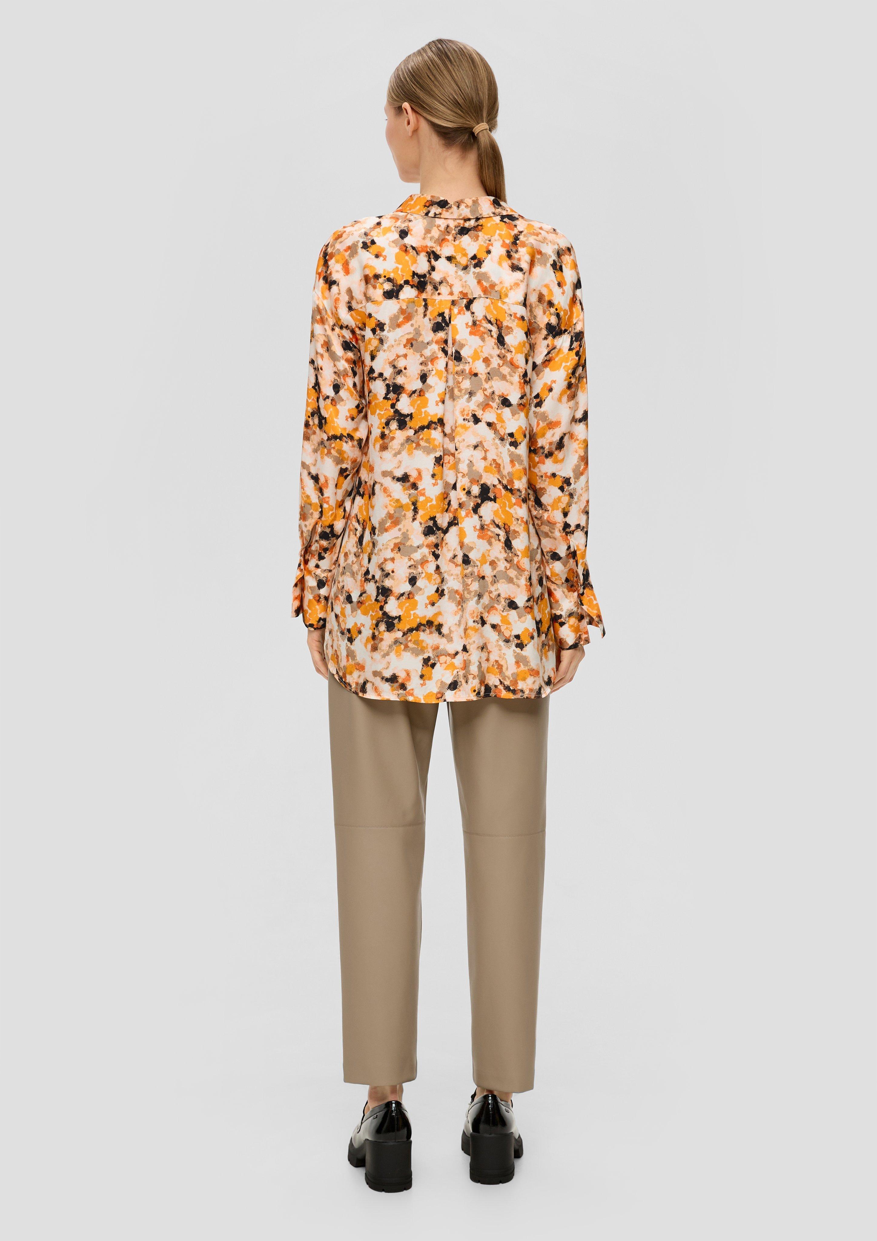 Longbluse aus Viskose-Satin  2139191-07A5