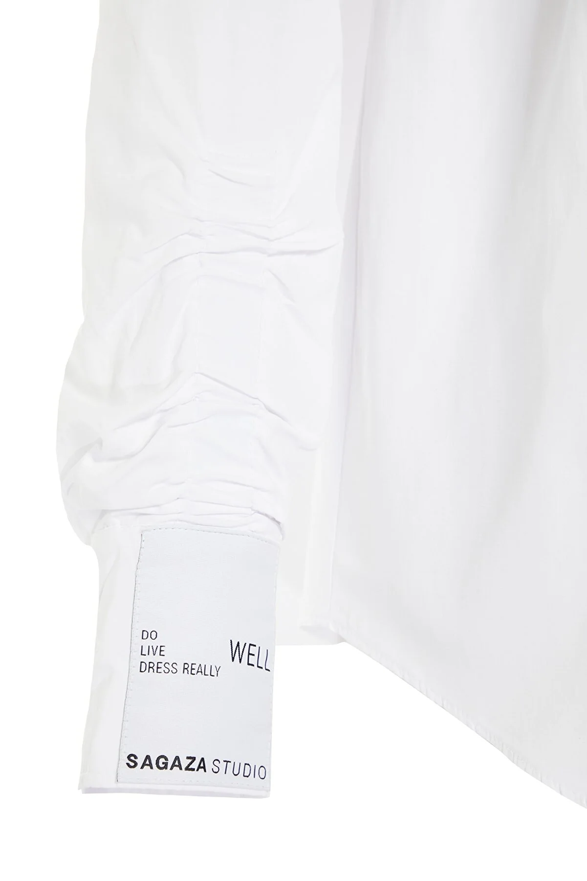 Trendyol Collection  Weißes Hemd mit Raffdetails