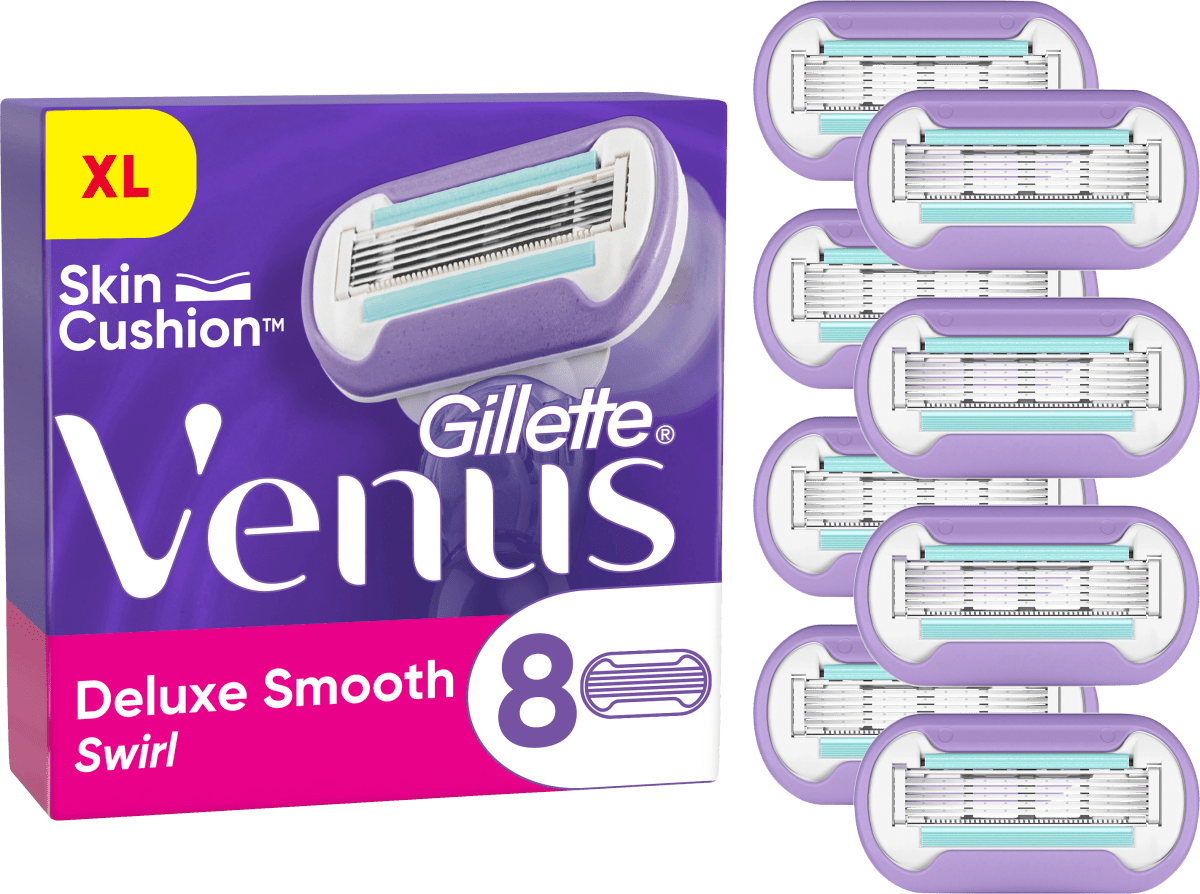 Rasierklingen, Deluxe Smooth Swirl, 8 St