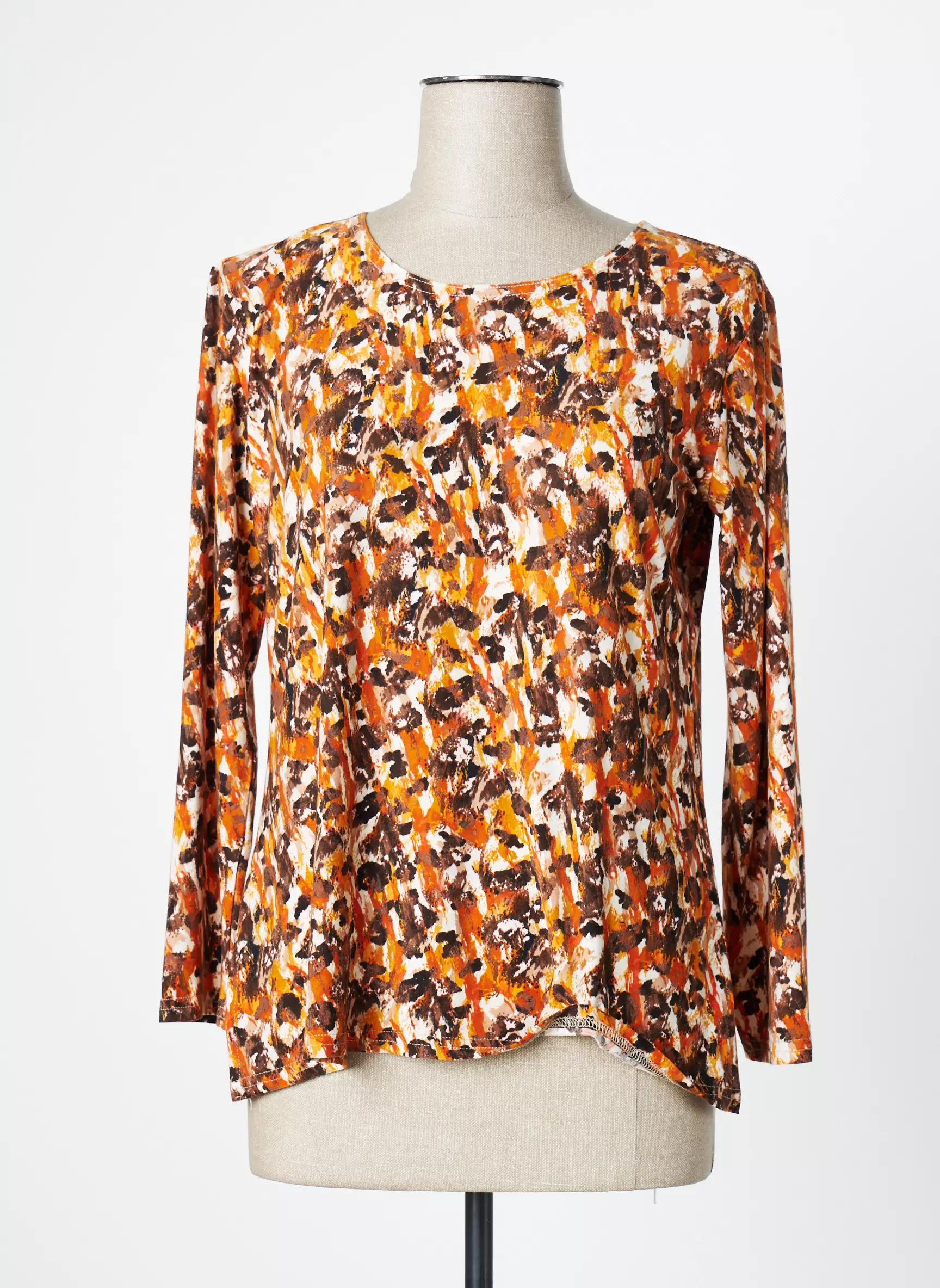 Niki Paris Tshirts Femme couleur orange