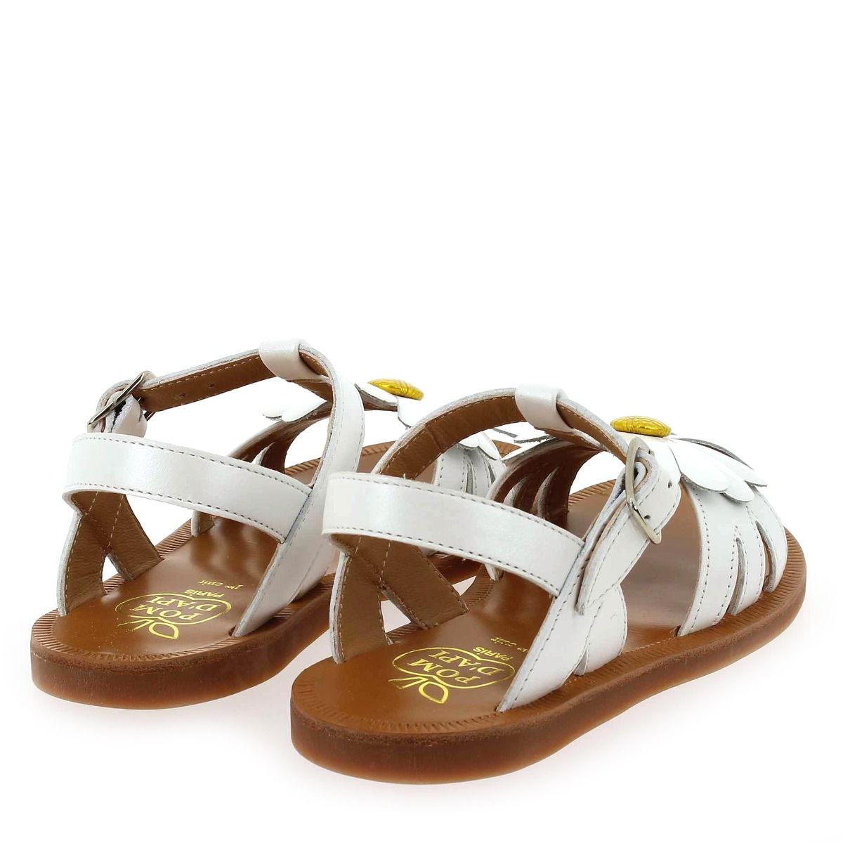 Pom d'api  PLAGETTE BIG FLO - Blanc Jaune