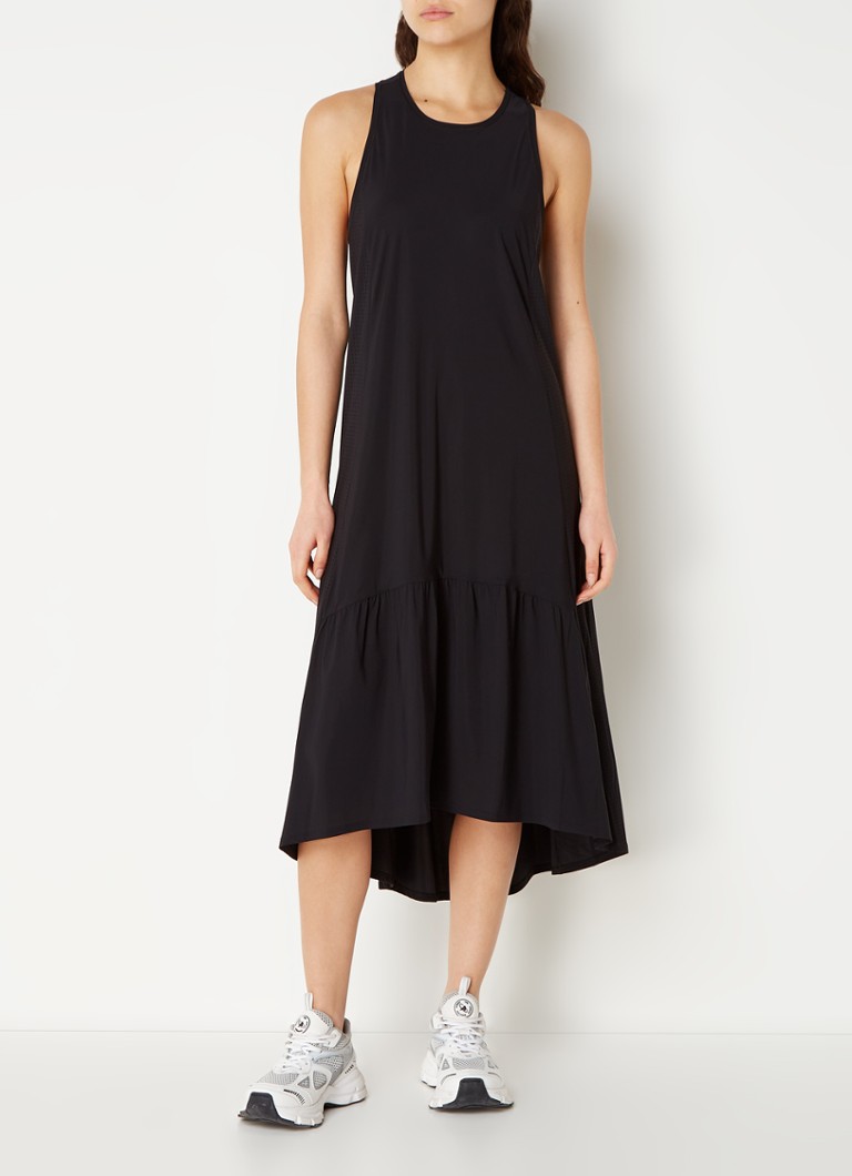 Vestido midi sin mangas Explorer Ace con tejido elástico