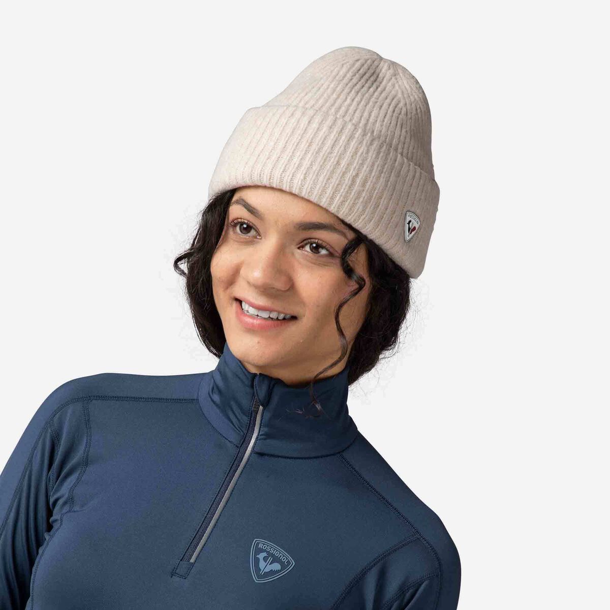 Damenoberteil Baselayer Classique mit halbem Reißverschluss