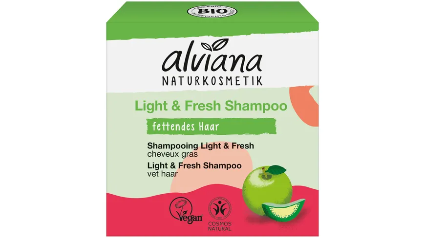 alviana Festes Shampoo schnell fettendes Haar 60 g