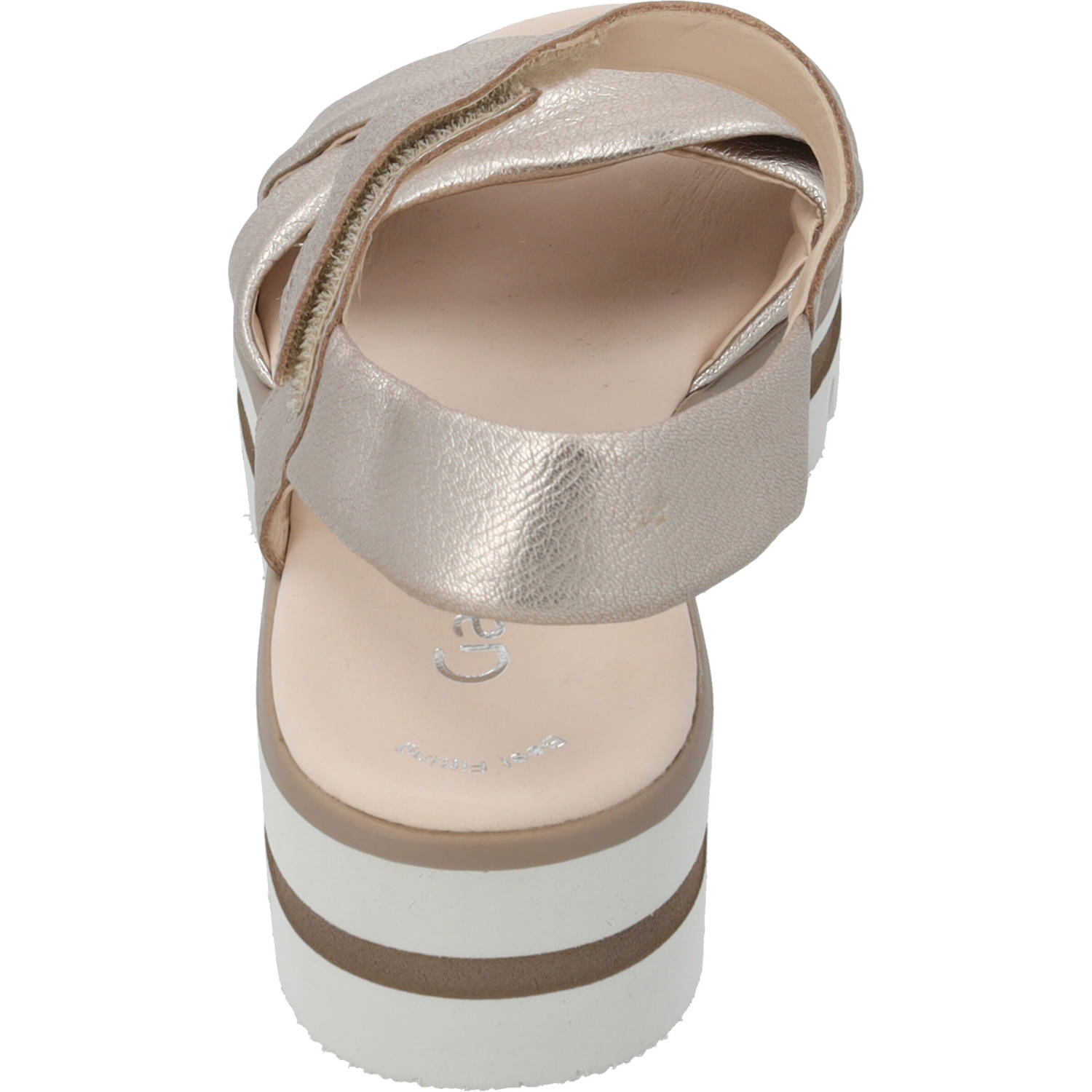 Gabor 24.622, Keilsandaletten, Damen, light grey