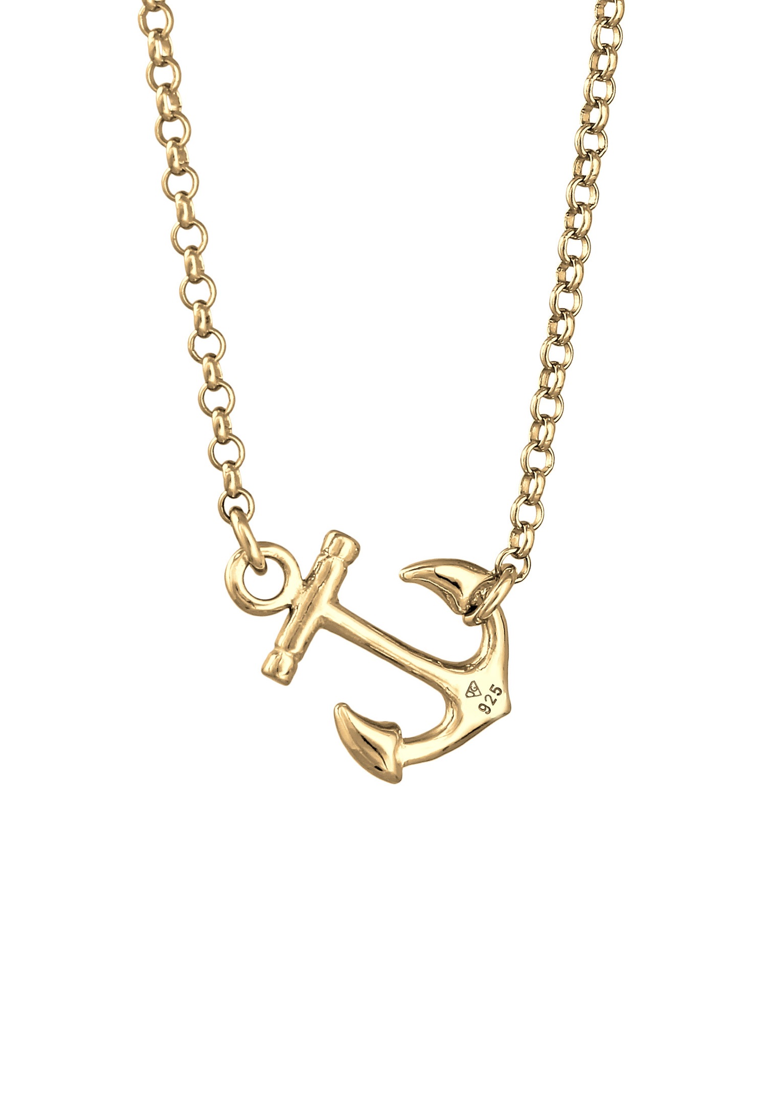 Elegante ciondolo a forma di ancora da donna Elli in argento sterling 925