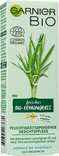 Garnier Bio Lemongrass Gesichtscreme