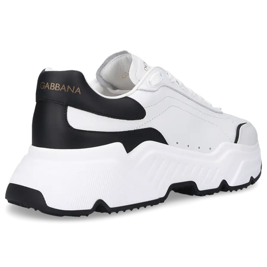 Dolce & Gabbana - Sneaker low DAYMASTER Kalbsleder - weiß