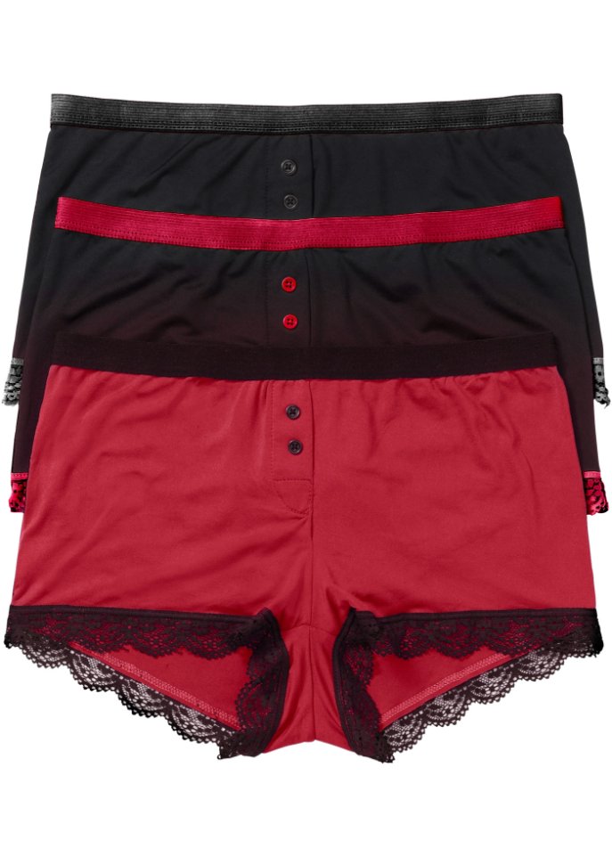 Microfaser Damen Boxer (3er Pack)