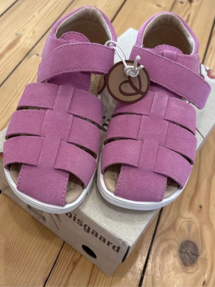 bisgaard Leder-Halbsandalen in Lila günstig kaufen 32