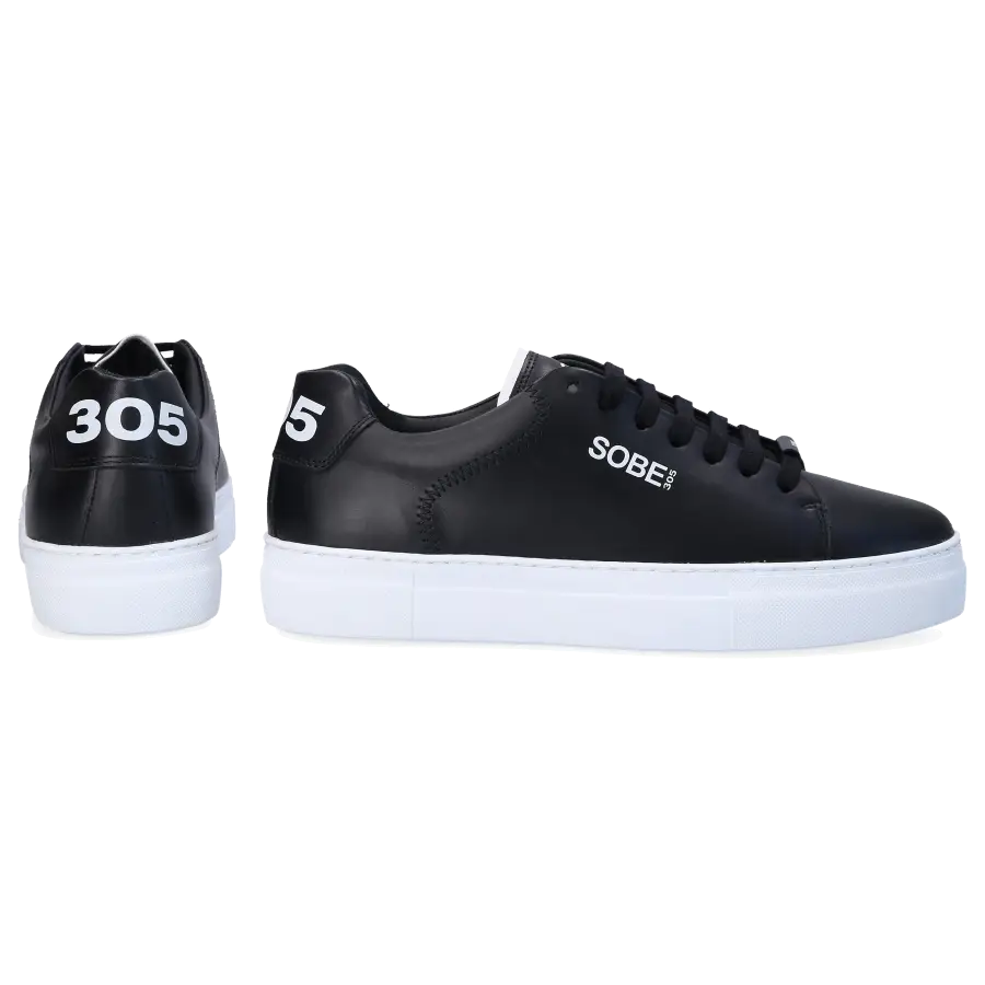 305 SOBE - Sneaker low MIAMI Kalbsleder - schwarz