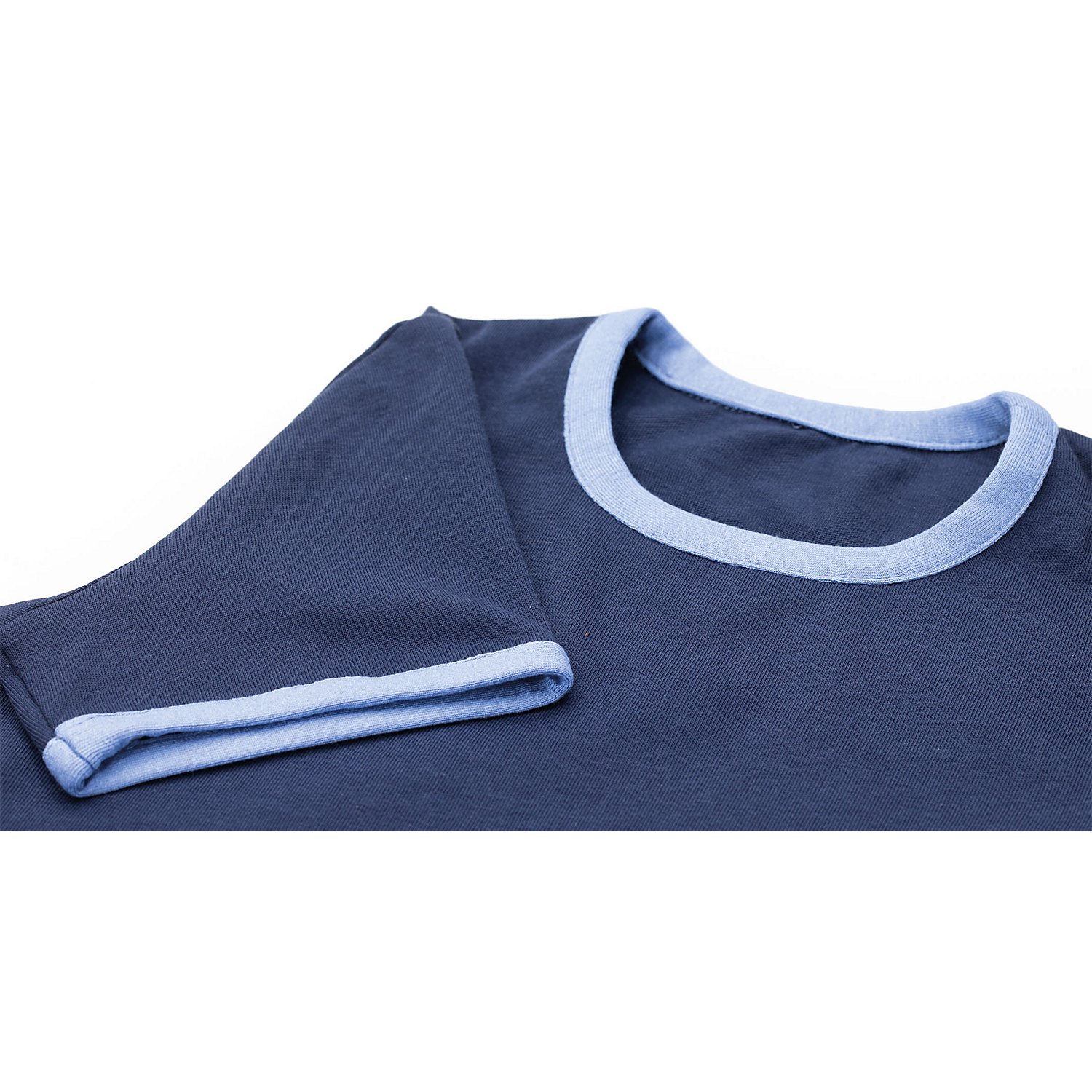 buttinette Jersey-Einfassband, blau, Breite: 2 cm, Länge: 3 m