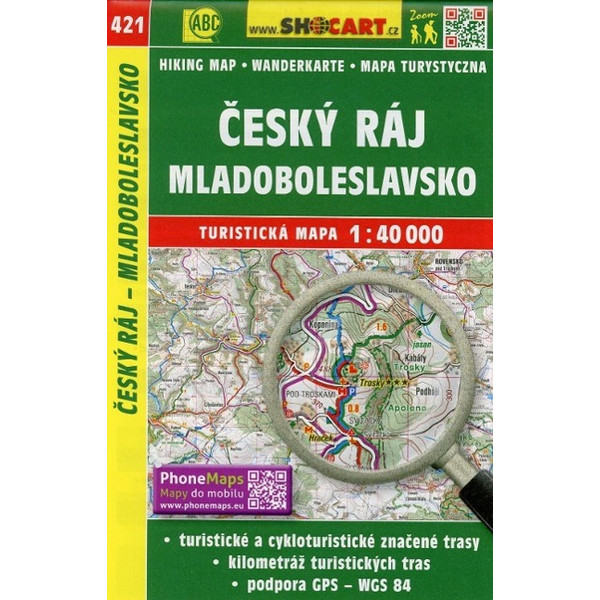 Wanderkarte Tschechien Cesky raj, Mladobleslavsko 1 : 40 000 - Wanderkarte