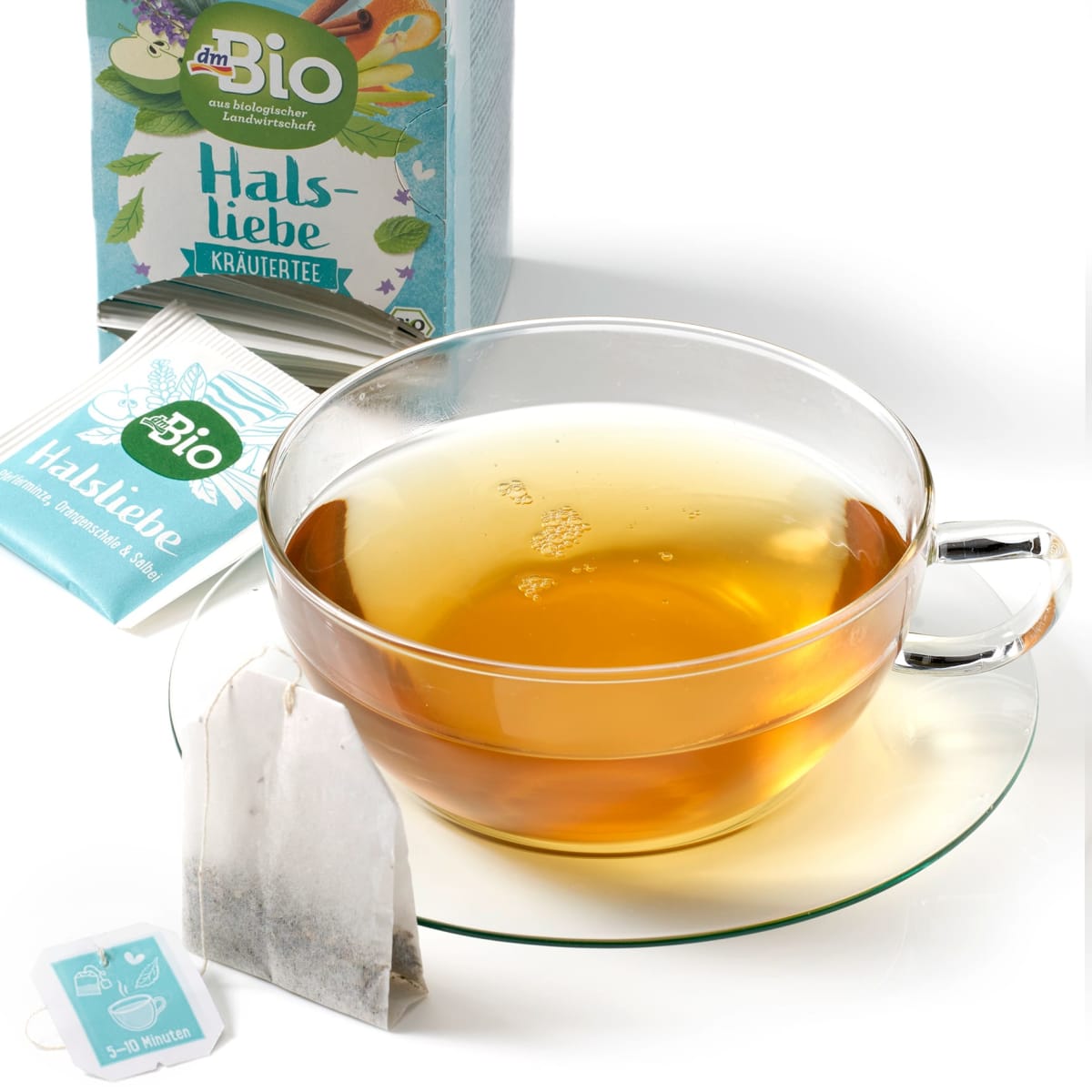 Kräutertee \Halsliebe\ mit Pfefferminze, Orangenschale und Salbei (20 x 1,8g), 36 g
