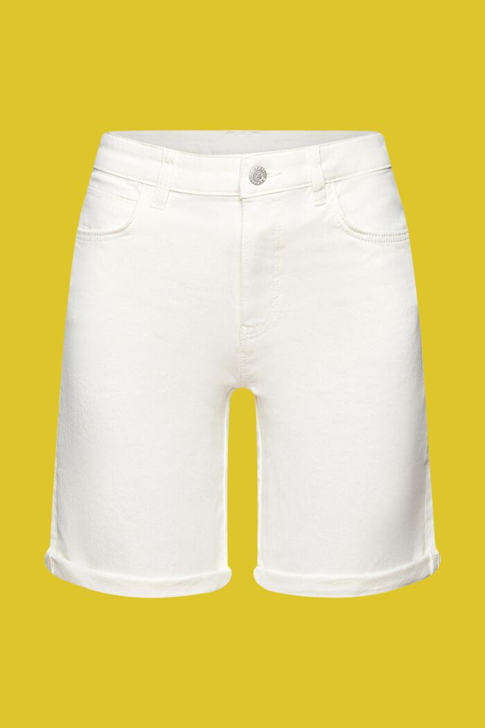 Shorts aus Baumwollstretch