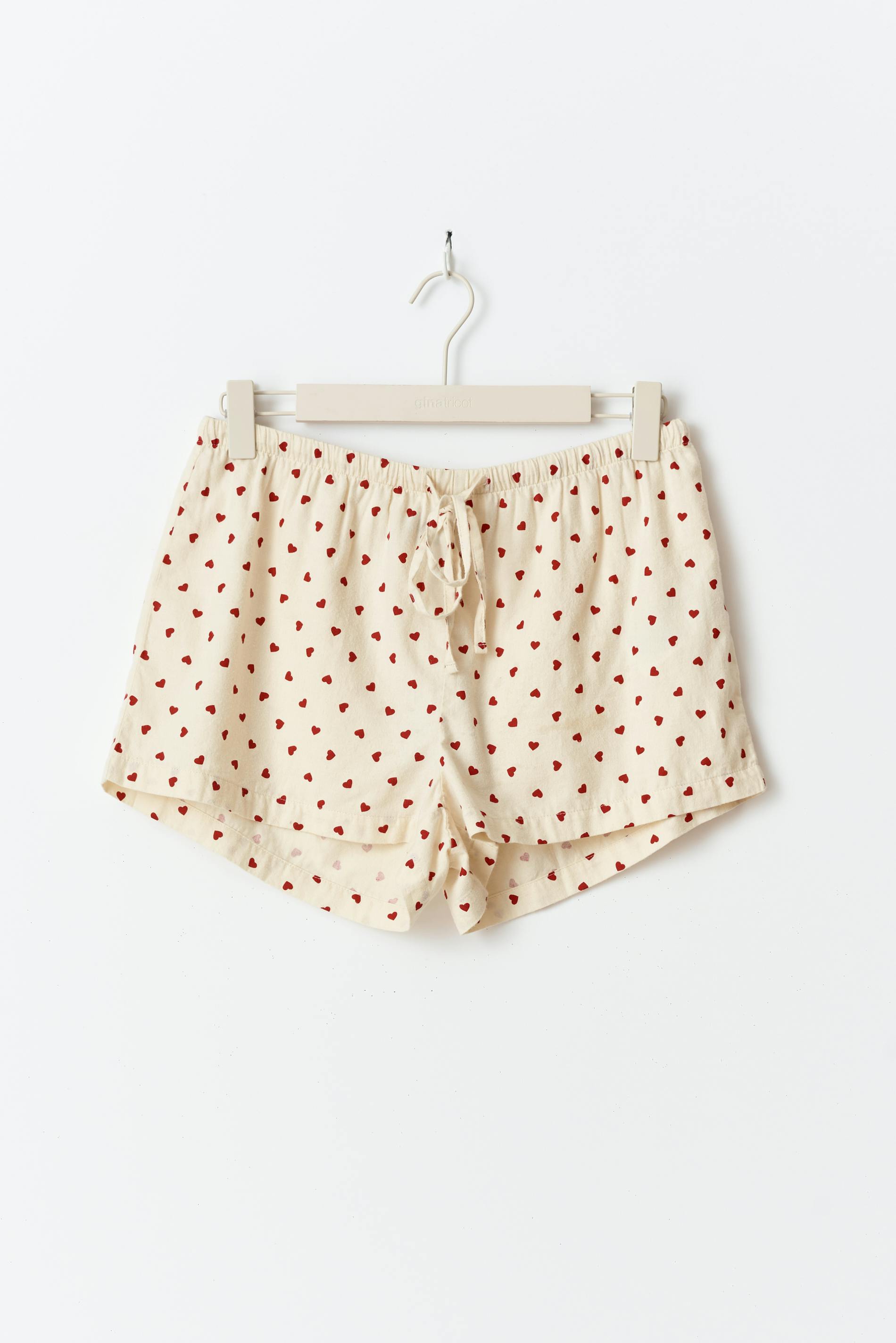 Flannel pyjamas shorts