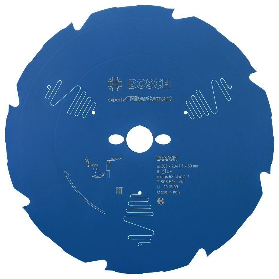 Bosch Blue Accessories 2608644353 Sirkelsagblad i hardmetall Expert for fibersement 305 x 30 x 8T